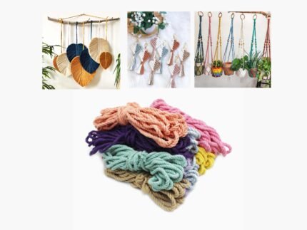 Craft Affair | Macrame Cutouts / Macrame Threads for Wall Hanging, Purse Making, Bag Making