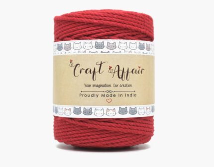 Craft Affair | Manufacture of Macrame cord 3ply Twisted