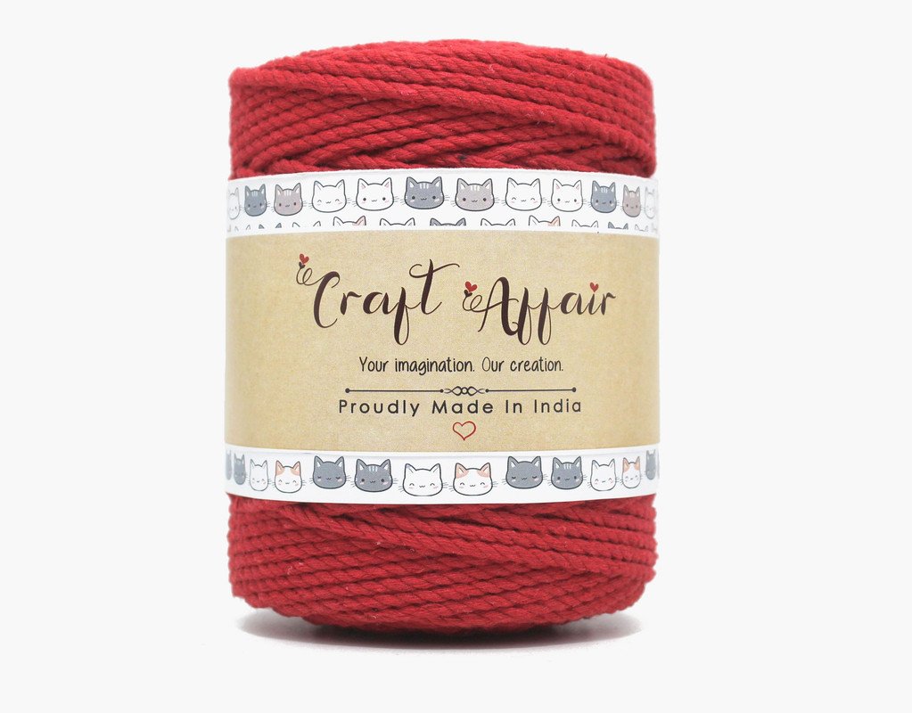 Craft Affair | Manufacture of Macrame cord 3ply Twisted