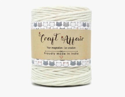 Craft Affair | Single Strand Macrame Cord / Macrame Threads for Wall Hanging, Purse Making, Bag Making