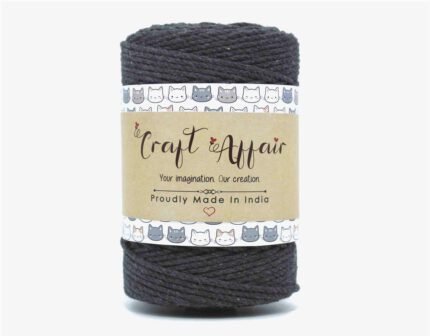 Craft Affair | 3ply Twisted Macrame Cord / Macrame Threads for Wall Hanging, Purse Making, Bag Making