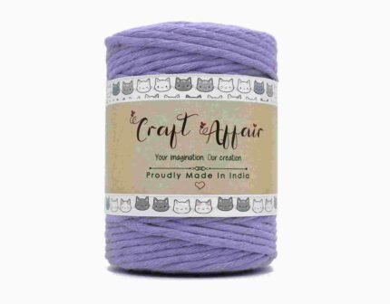 Craft Affair | Single Strand Macrame Cord / Macrame Threads for Wall Hanging, Purse Making, Bag Making