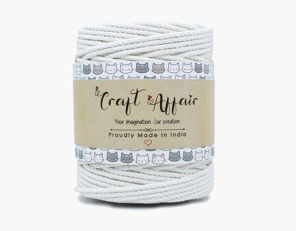 Craft Affair | Manufacture of Macrame cord 3ply Twisted