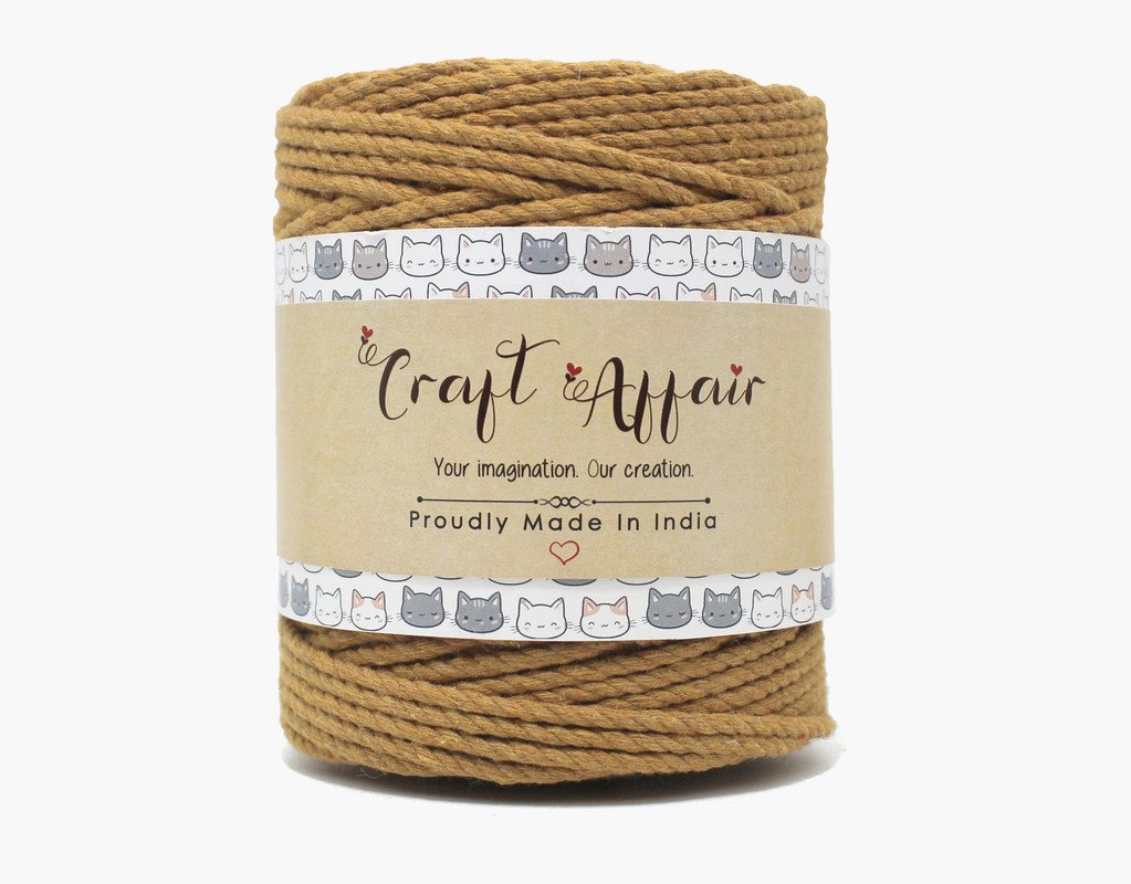 Craft Affair | Manufacture of Macrame cord 3ply Twisted