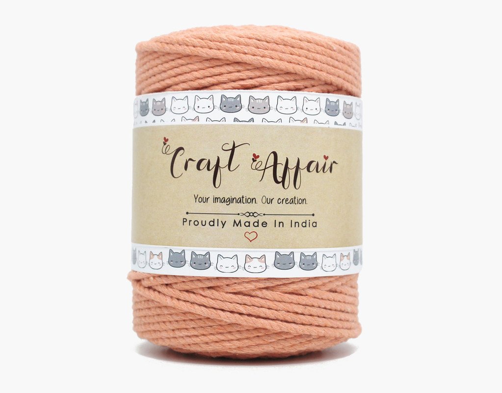 Craft Affair | Manufacture of Macrame cord 3ply Twisted