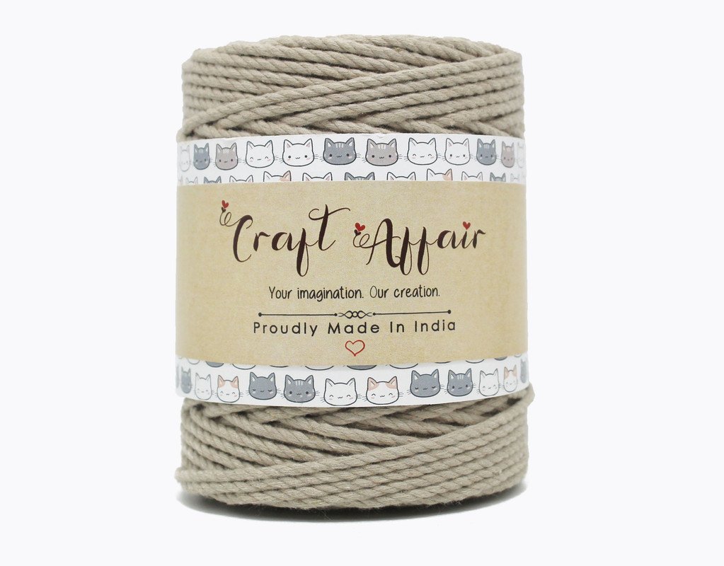 Craft Affair | Manufacture of Macrame cord 3ply Twisted