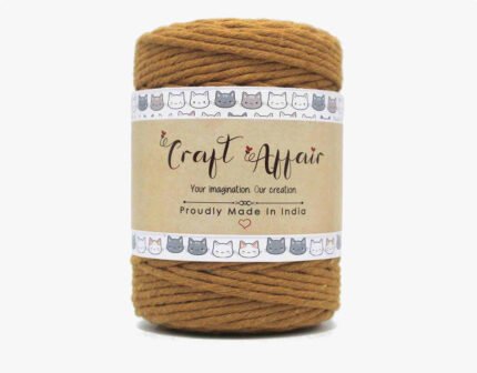 Craft Affair | Single Strand Macrame Cord / Macrame Threads for Wall Hanging, Purse Making, Bag Making