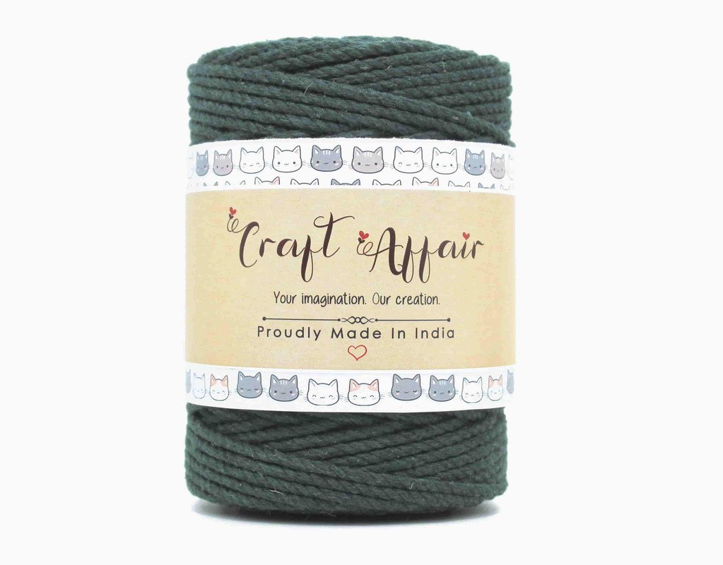 Craft Affair | Manufacture of Macrame cord 3ply Twisted