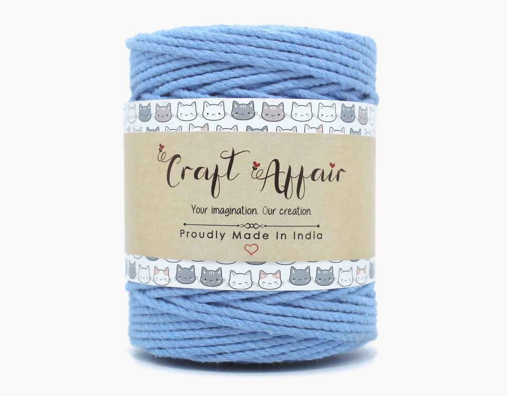 Craft Affair | Manufacture of Macrame cord 3ply Twisted