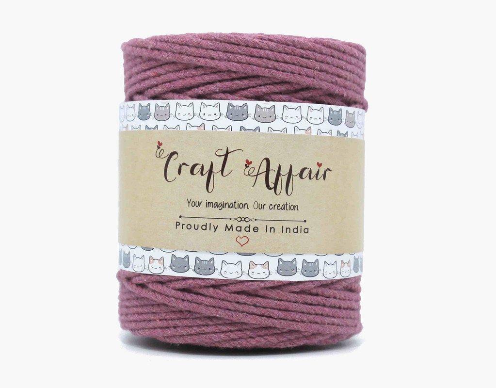 Craft Affair | Manufacture of Macrame cord 3ply Twisted