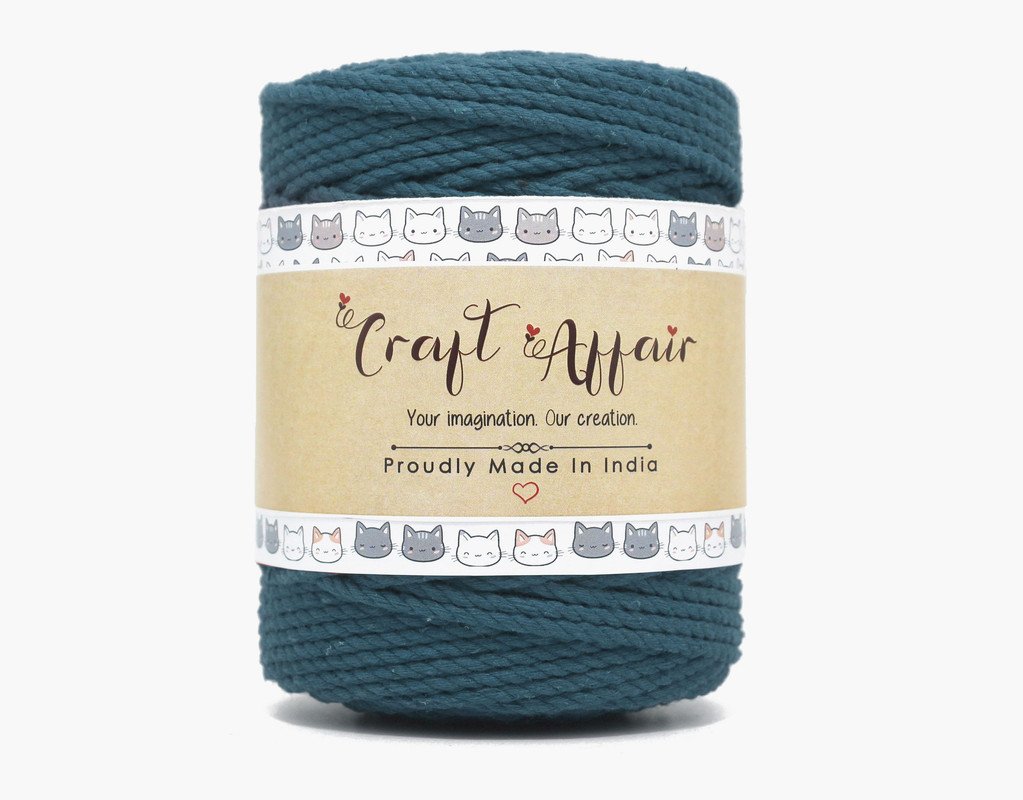 Craft Affair | Manufacture of Macrame cord 3ply Twisted