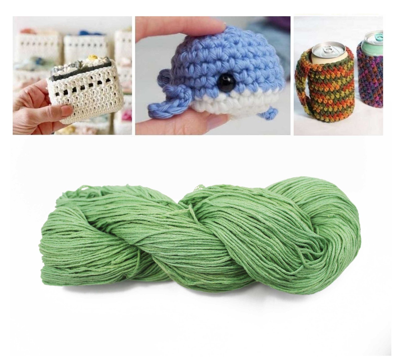 Untitled-1 copy 6 Ply Crochet yarn for DIY (1mm, 250 Meter) And Macrame Cord - Image 1