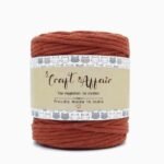 Rust - 4 mm Single Strand Macrame Cord | Twisted macrame Cord | Macrame cord | Adikala Craft Store | Art Craft | collection | Projects | DIY | Craft | Craft Making