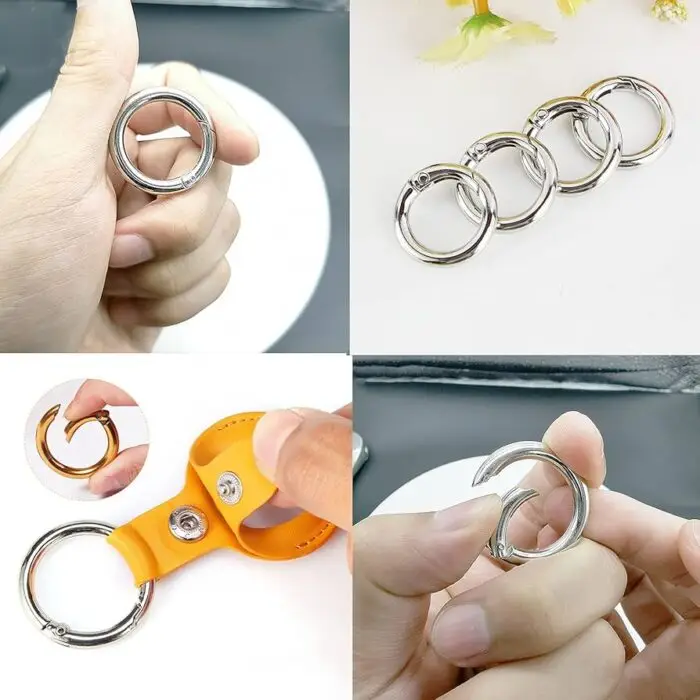 Craft Affair | snap rings for keychain making