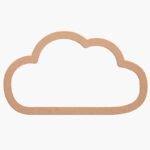 Craft Affair | Cloud Shape MDF Cutouts for Macrame And Craft Projects