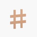Craft Affair | Hashtag Shape MDF Cutouts for Craft Projects