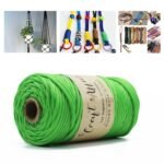 PP Rope / Nylon Rope 3mm Braided Cord (Approx 45-50 Meter ) PP Cord For Jewellery & Bracelet Making Macrame Cord