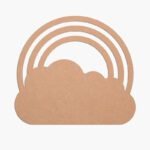 Craft Affair | Cloud Shape MDF Cutouts for Macrame And Craft Projects