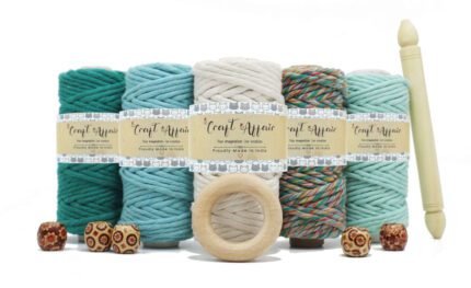 Craft Affair | Single Strand Macrame Kit / Macrame Threads for Wall Hanging, Purse Making, Bag Making