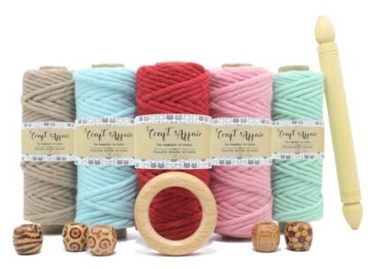 Craft Affair | Single Strand Macrame Kit / Macrame Threads for Wall Hanging, Purse Making, Bag Making