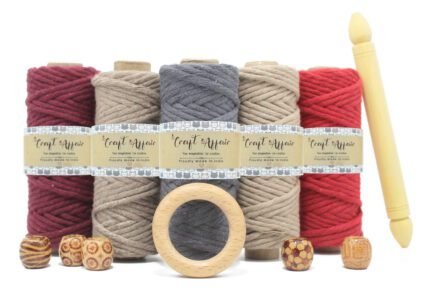 Craft Affair | Single Strand Macrame Kit / Macrame Threads for Wall Hanging, Purse Making, Bag Making