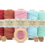 Baby Pink - 3 mm Single Strand Macrame Cord | Twisted macrame Cord | Macrame cord | Macrame Combo | Adikala Craft Store | Art Craft | collection | Projects | DIY | Craft | Craft Making