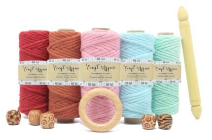 Craft Affair | Single Strand Macrame Kit / Macrame Threads for Wall Hanging, Purse Making, Bag Making