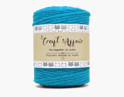 Craft Affair | Single Strand / Single ply Macrame Cord / Macrame Threads for Wall Hanging, Purse Making, Bag Making