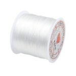 Stretch Thread (0.8mm, 60m in one roll) Elastic For Jewelry Beaded and Bracelet Making