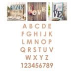 MDF Alphabets / Numerical (4mm Thick) Cutouts For Craft