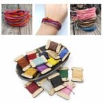 Bracelet Cord (1mm, 5 Meter) Made With Waxed Polypropylene, Bracelet Making Kit