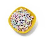 Alphabet Beads Plastic (5mm) For Bracelet Making Kit
