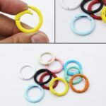 25mm Colorful Round Snap Rings – Craft Accessories