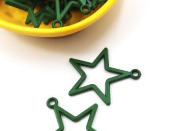 Light weight Plastic star hoops-3cm – Craft Accessories - Image 3