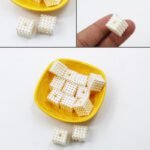 14mm Pearl Beads Square Shaped for Beading, Jewelry Making DIY