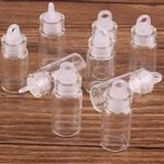 Transparent Tiny (22mm) wish bottle with Cork Stopper 1ml  Mini Containers