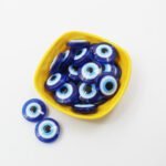 Evil Eye Tablet Shape (15mm and 10mm) for Jewellery Making, Bracelet Making, Decoration