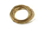 Golden Leather Cord (2mm, 20 Meter) for Bag Making, Purse Making, Jewellery Making and Crafting