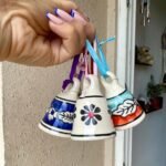 Ceramic Bells for Hanging