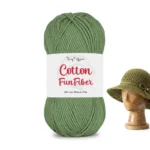 Cotton Fun Fiber | Crocheting Yarn (2mm Thikness, 250 Meter, 100 grms) Thick Rope for Knitting, Crocheting and Decorative Crafts