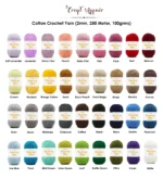 Knitting Nest | Acrylic Yarn (200 Meter, 100 Grams, 2mm) / Woolen Yarn / Acrylic Yarn for Knitting and Crocheting - Image 4