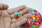 Neon Jelly Beads (12mm) Plastic Beads for crafting - Image 3